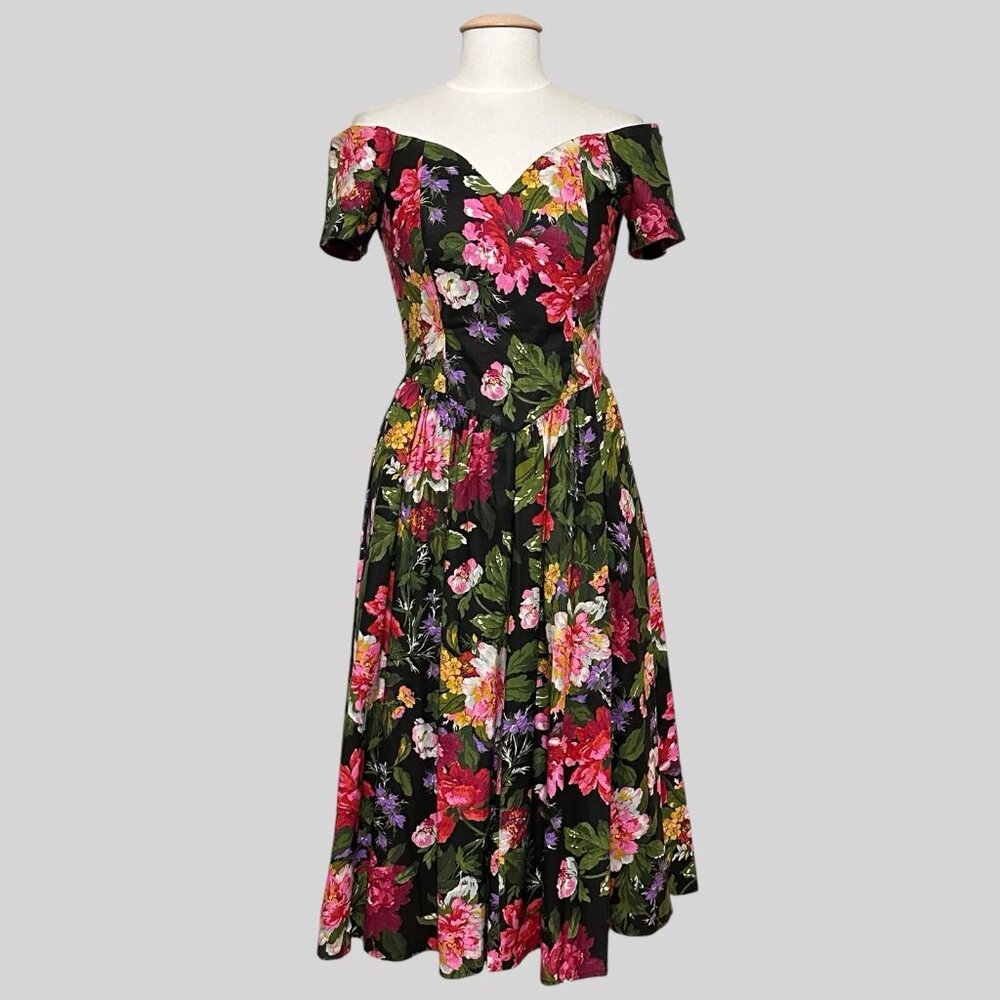 Vintage MJ Carroll Women Dress